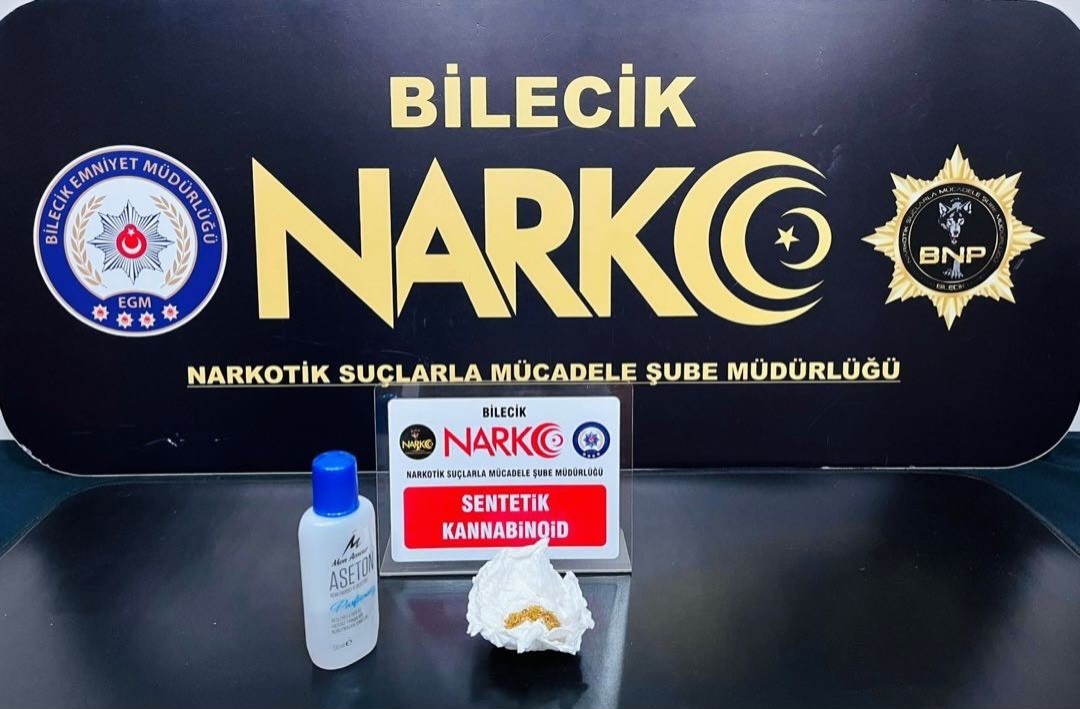 Bilecik’te uyuşturucu operasyonu: 1 şüpheli yakalandı