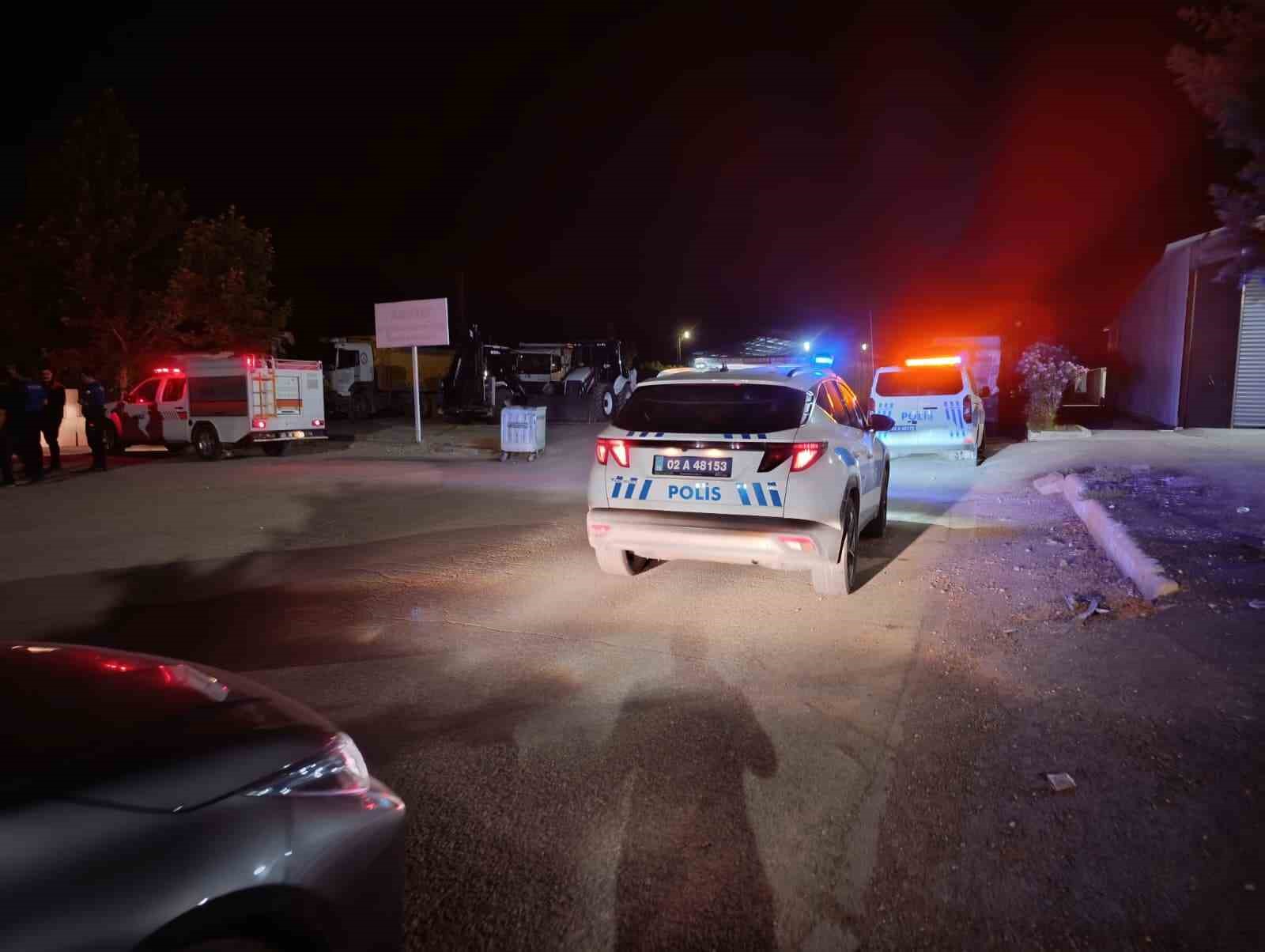 Adıyaman’da boş alanda klor gazı paniği