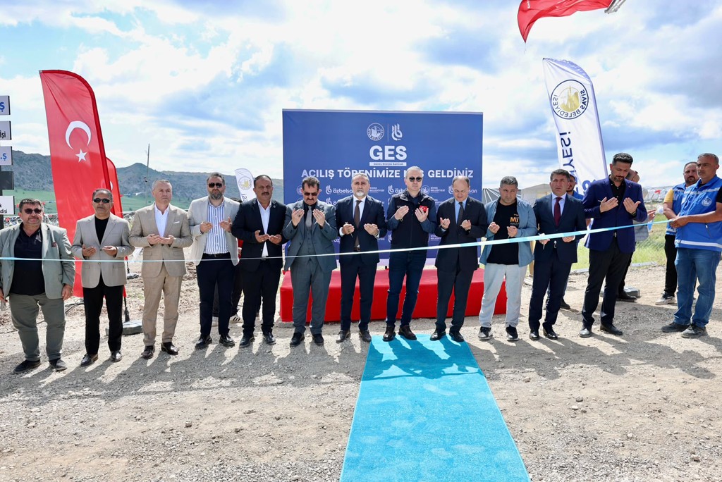Özbelsan Güneş Enerji Santrali hizmete açıldı