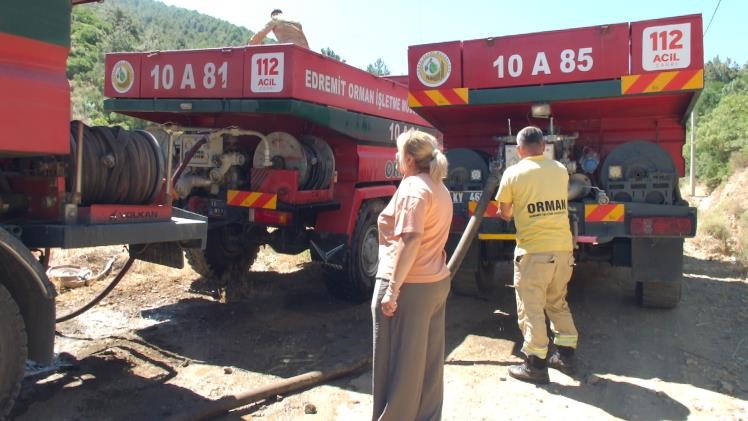 Balıkesir’deki orman yangını kontrol altına alındı