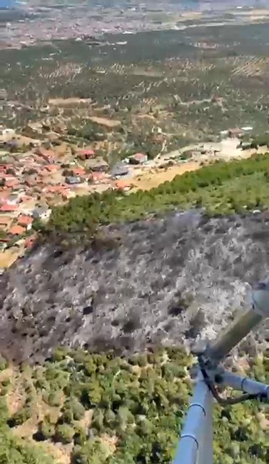 Balıkesir’deki orman yangını kontrol altına alındı