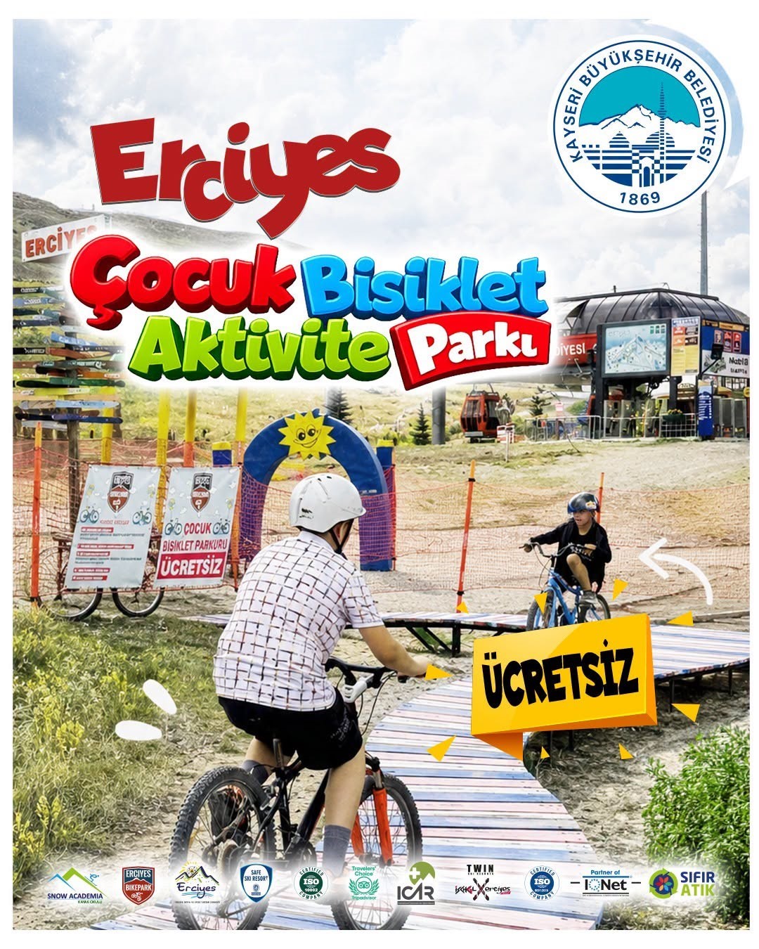 Erciyes’te doğa, spor, macera ve heyecan dolu bir yaz