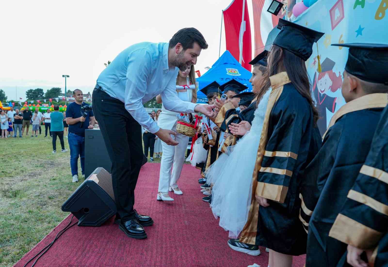 Tarsus Belediyesi kreşlerinde mezuniyet coşkusu