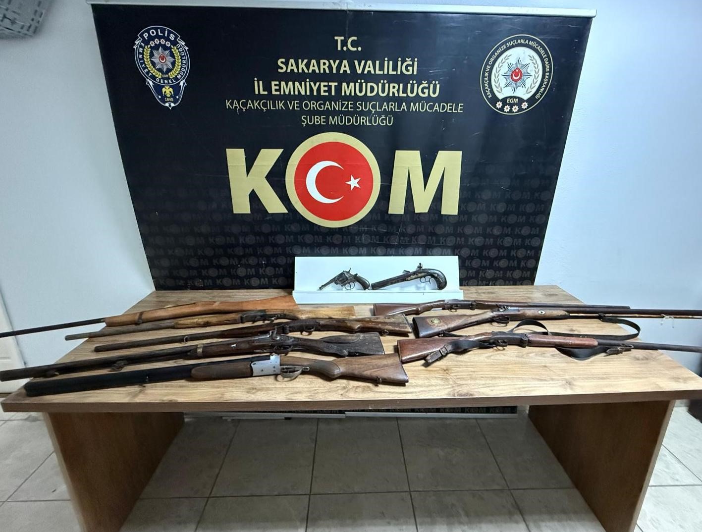 Sakarya’da silah kaçakçılığı operasyonu: 1 gözaltı