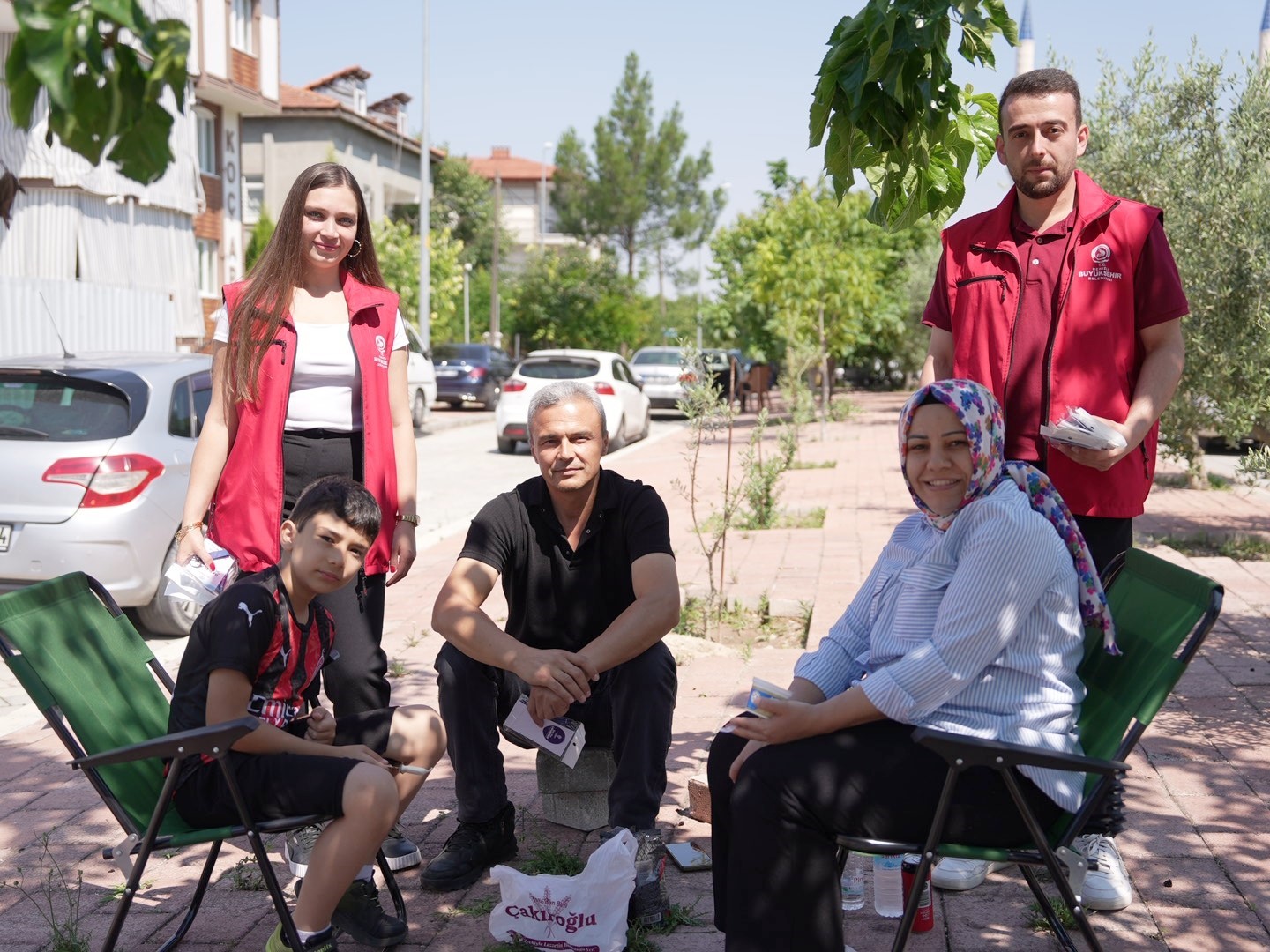 Denizli Büyükşehir sınavdaki gençleri de babaları da unutmadı