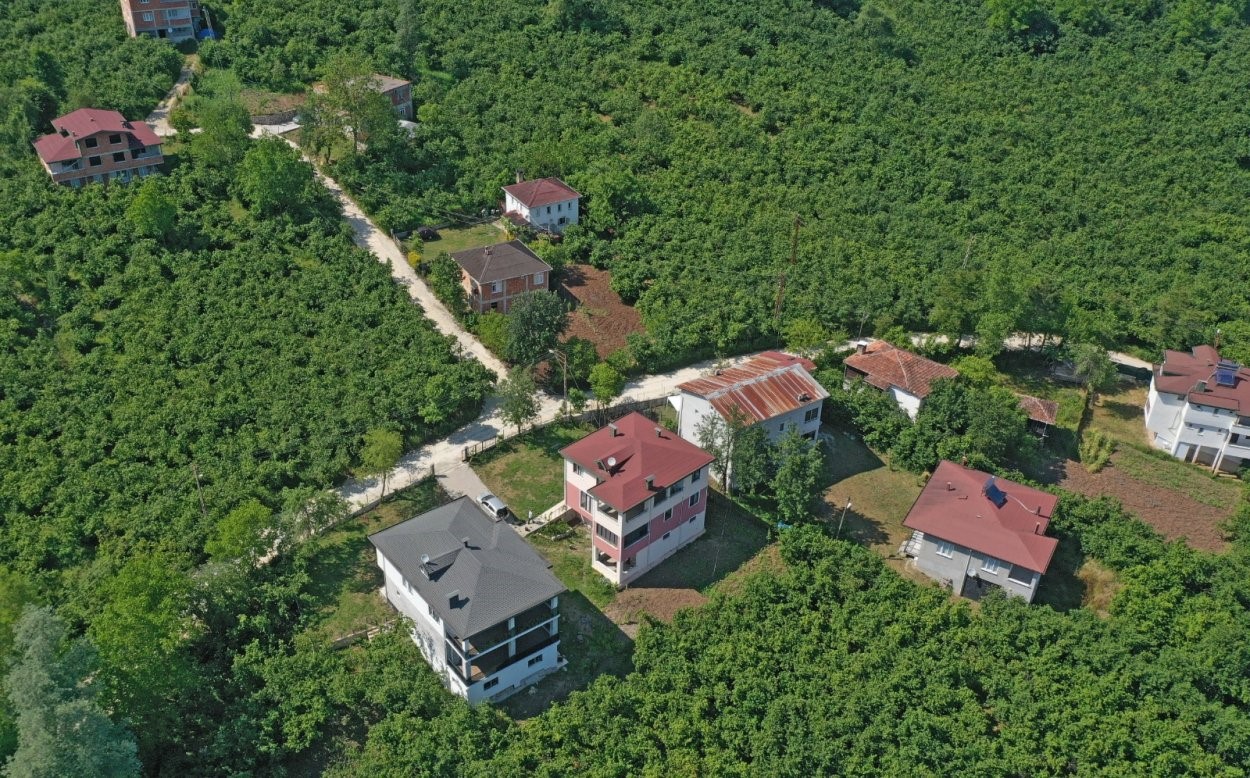 Ordu’da heyelan sonucu açılan alternatif yol betonla güçlendirildi