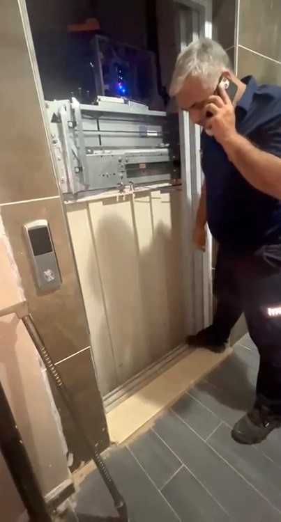 Asansörde mahsur kalan öğrenciyi itfaiye sınava yetiştirdi