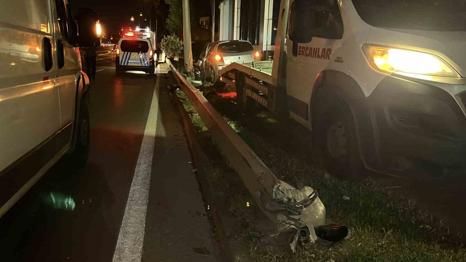 7 saatlik sürüş sonrası uyuyan sürücü kaza yaptı: 2 yaralı
