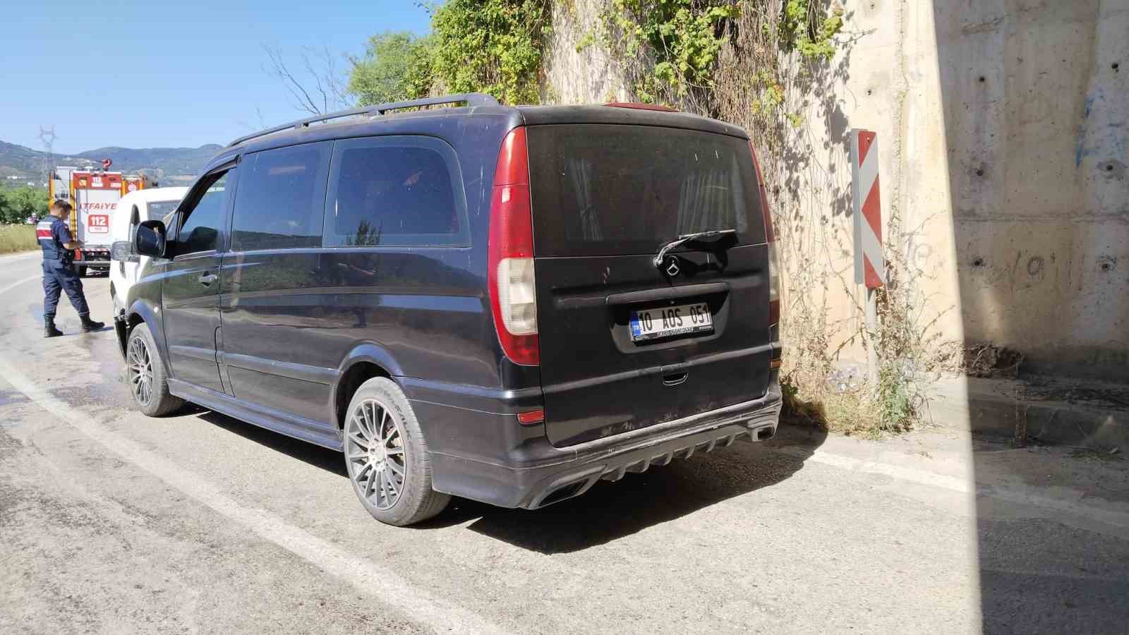 Erdek’te alt geçitte kaza: 1 yaralı