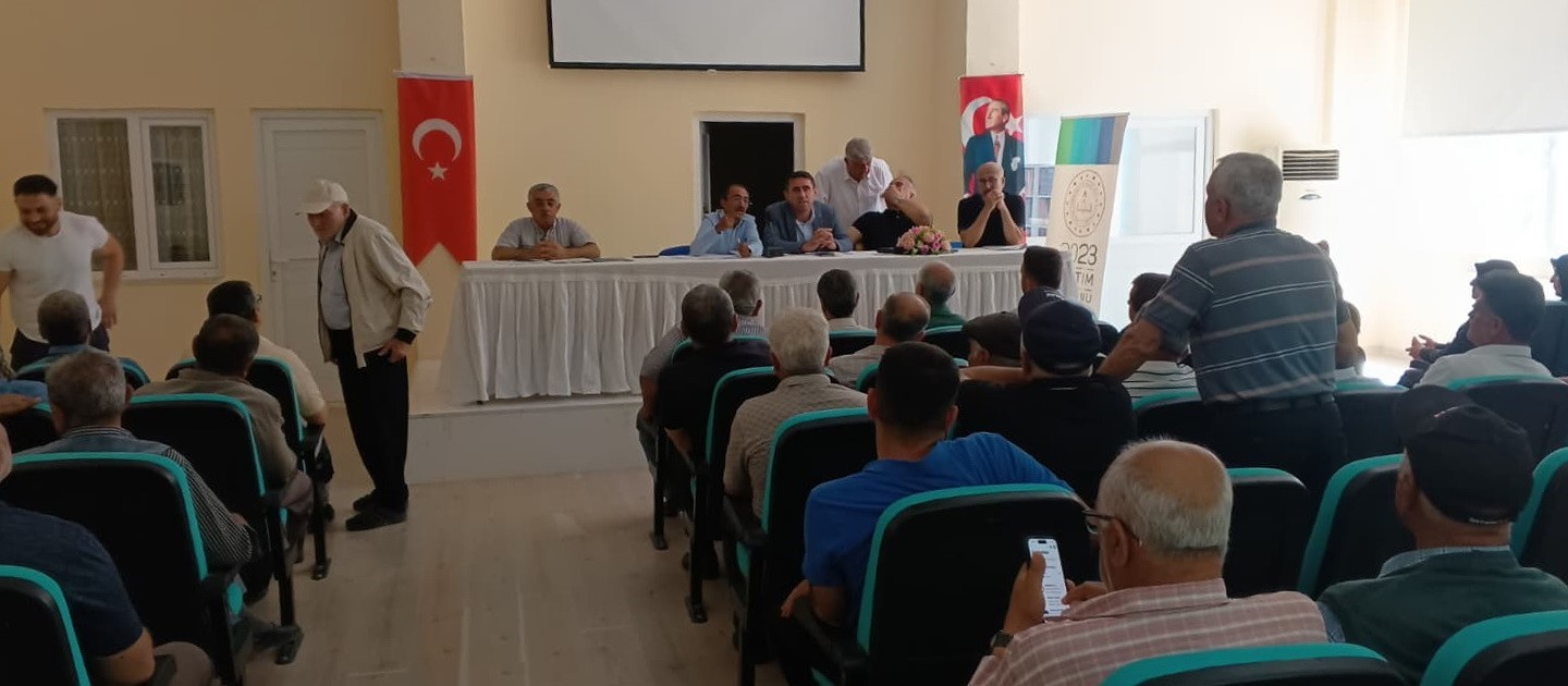 Deprem kaymalarına karşı kadastro güncelleme toplantısı yapıldı