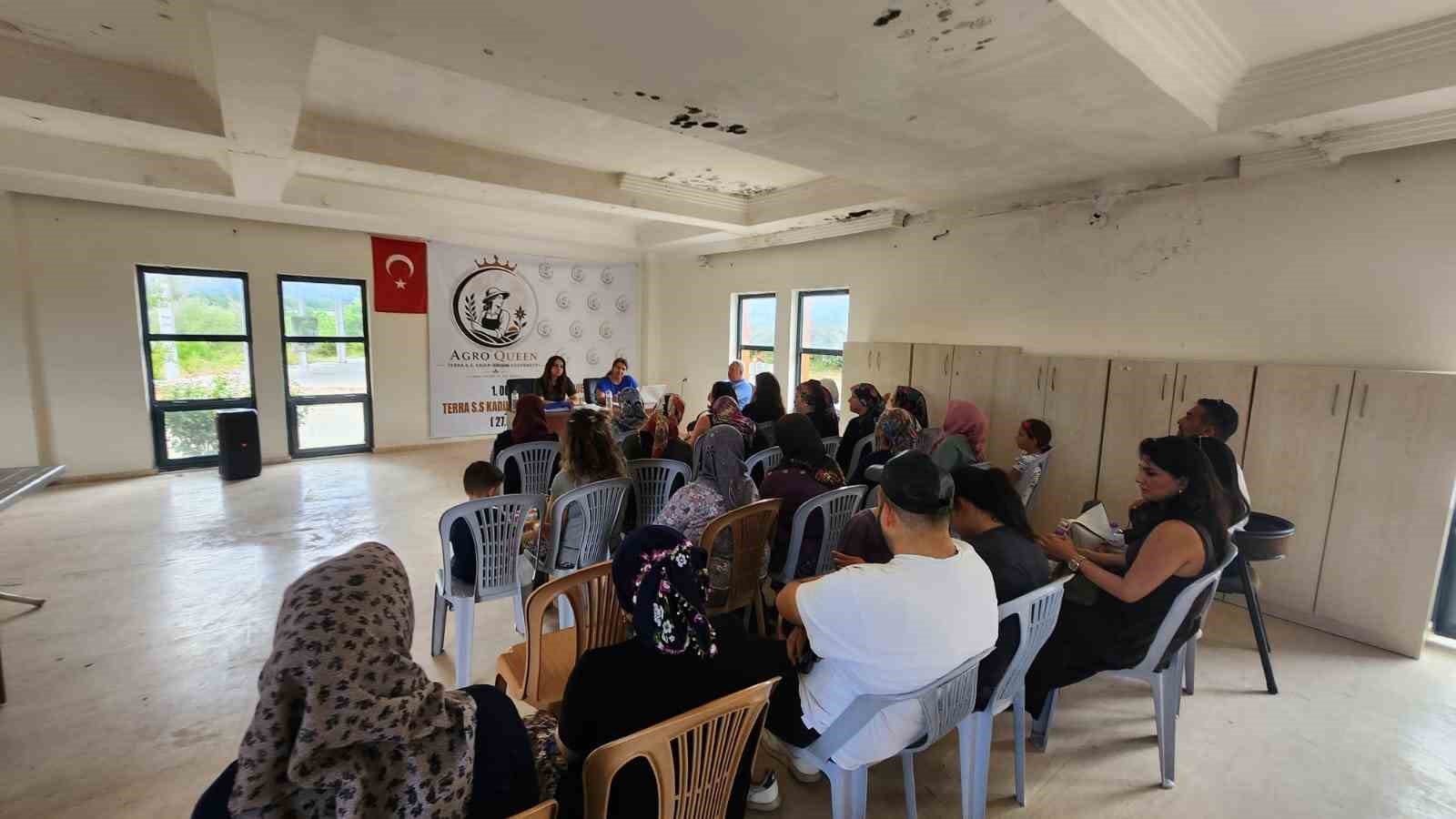 Karaöz’de kadınlar kooperatif çatısı altında birleşti