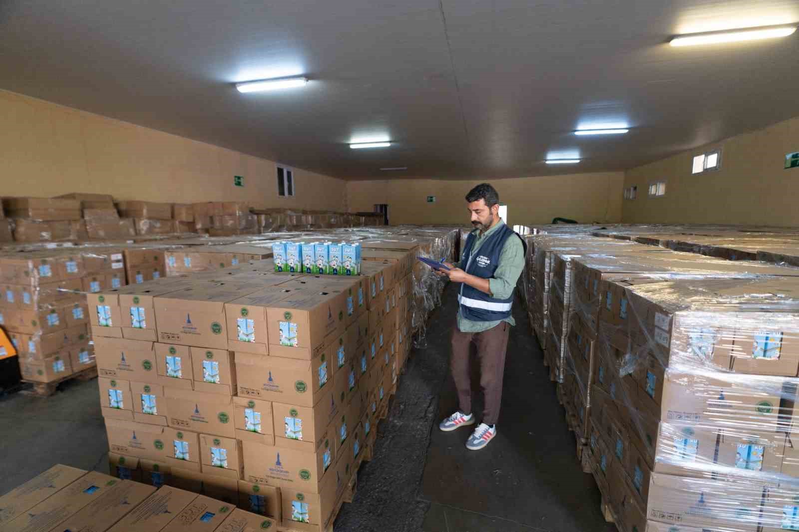 Binlerce çocuğa süt desteği başladı