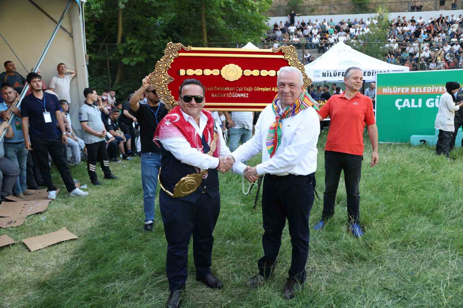 64. Geleneksel Çalı Güreşleri’nde başpehlivan Erkan Taş, güreş ağası Mustafa Cebeci oldu