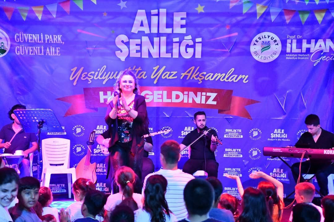 Yeşilyurt ilçesinde "Yaz Akşamları" renkli ve keyif dolu etkinliklerle başladı