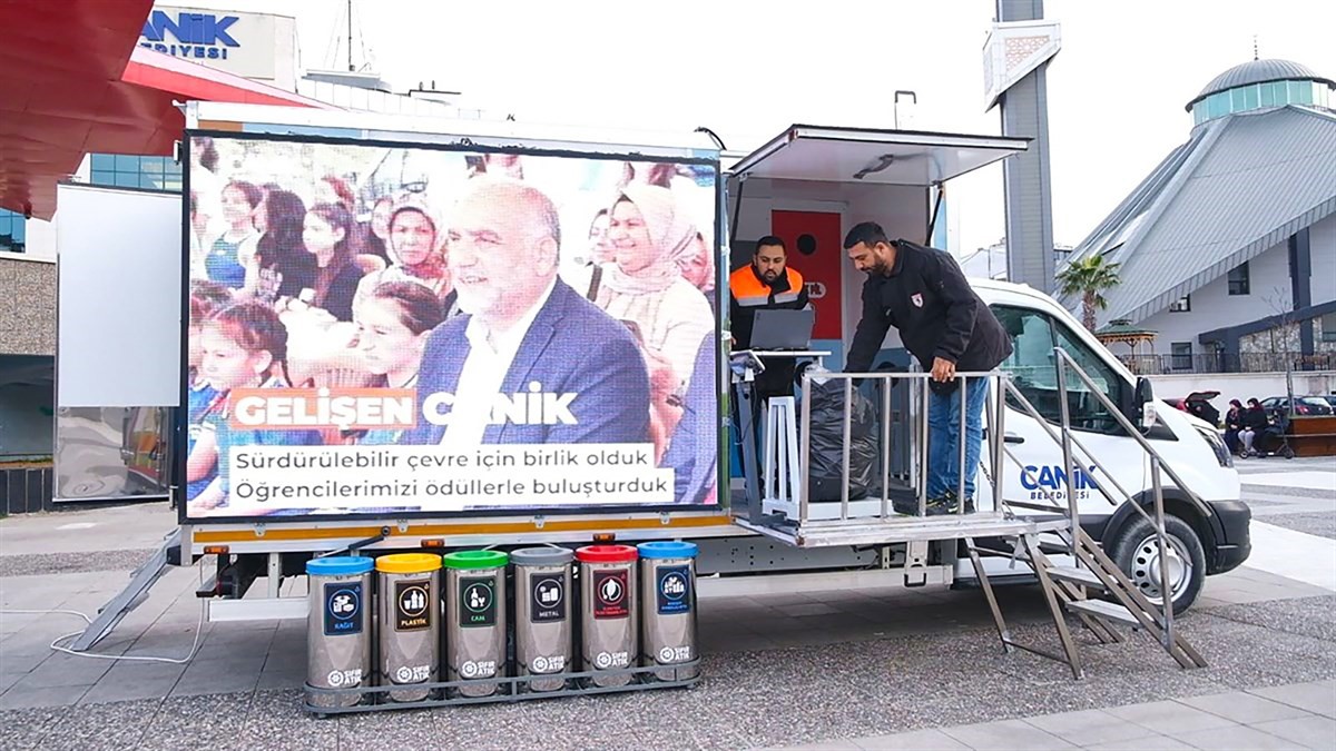 Canik’te atıklar dönüşüyor, aile bütçesine destek oluyor
