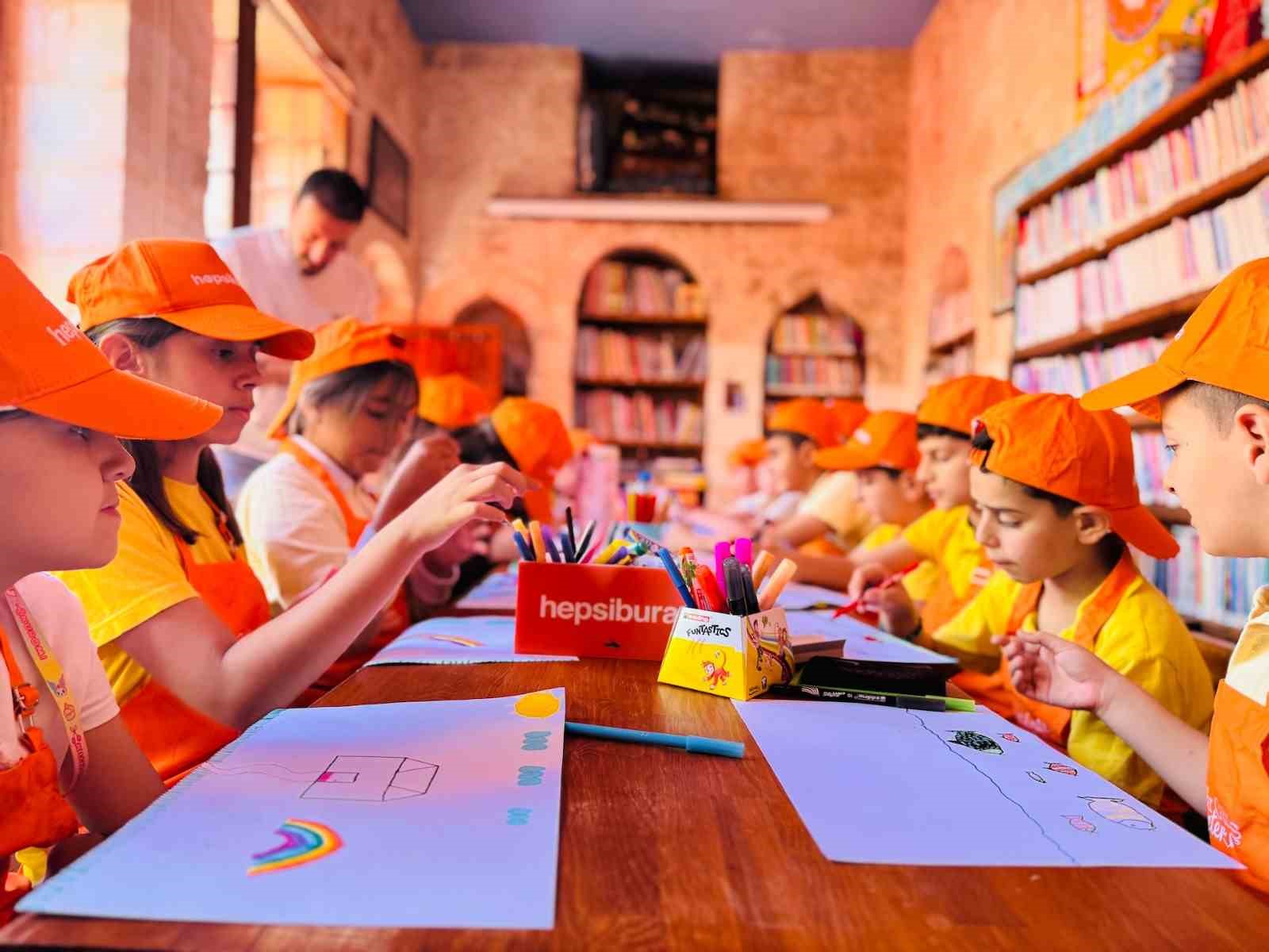 Hepsiburada’nın desteğiyle çocuklar sanatla buluştu