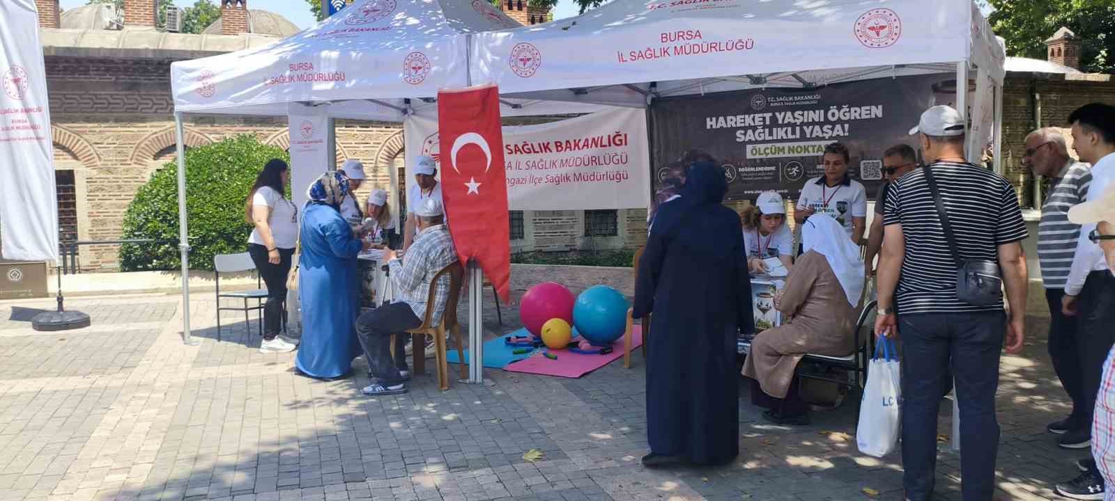 Bursa’da hareket yaşını öğren kampanyasına yoğun ilgi