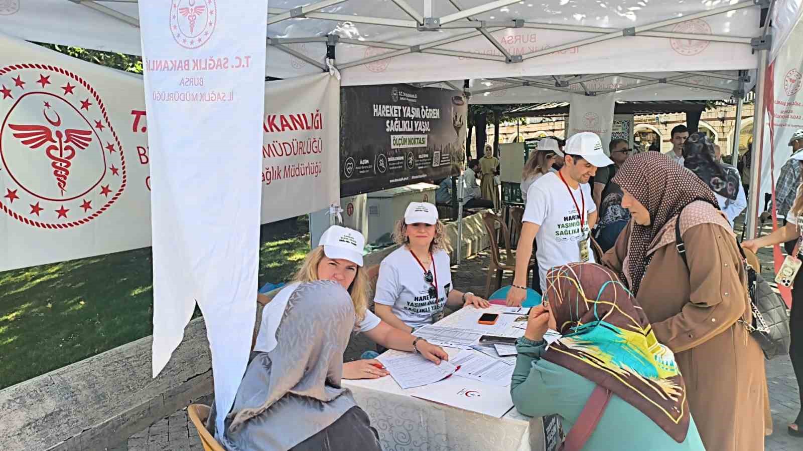 Bursa’da hareket yaşını öğren kampanyasına yoğun ilgi