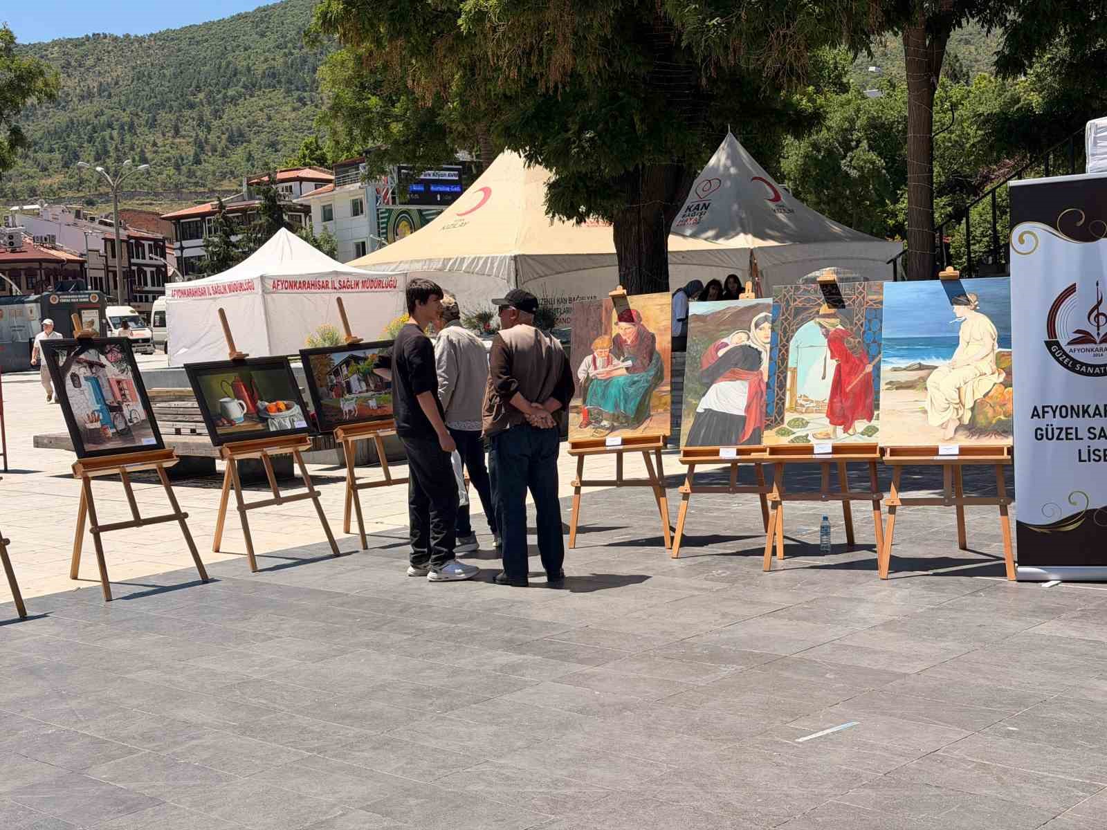 Güzel Sanatlar Lisesi’nden  yıl sonu sergisi