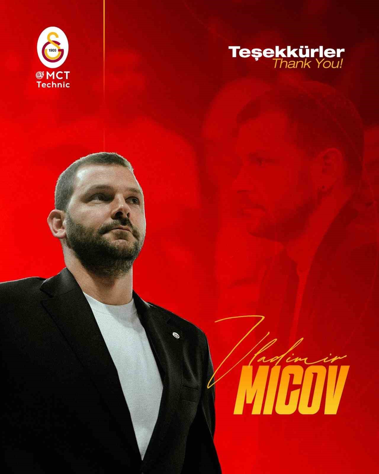 Galatasaray’da sportif direktör Vladimir Micov ile yollar ayrıldı