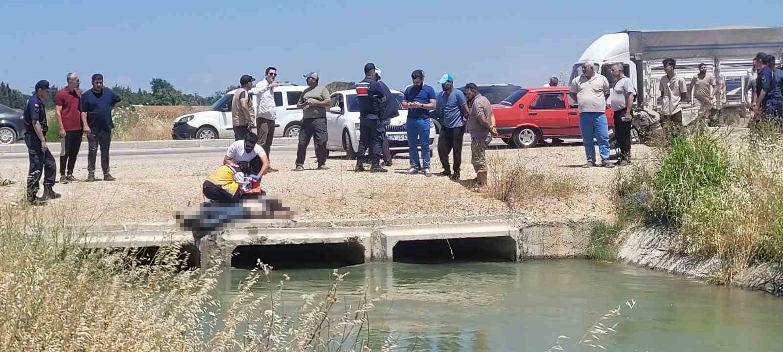 Mustafakemalpaşa’da sulama kanalında erkek cesedi bulundu