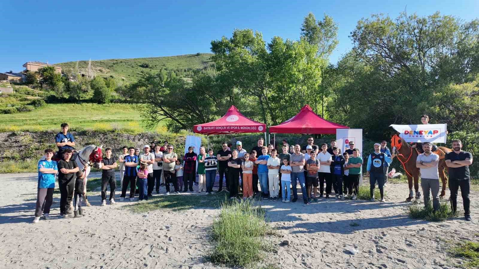 Bayburt’ta DENEYAP öğrencilerine ata sporu cirit tanıtıldı