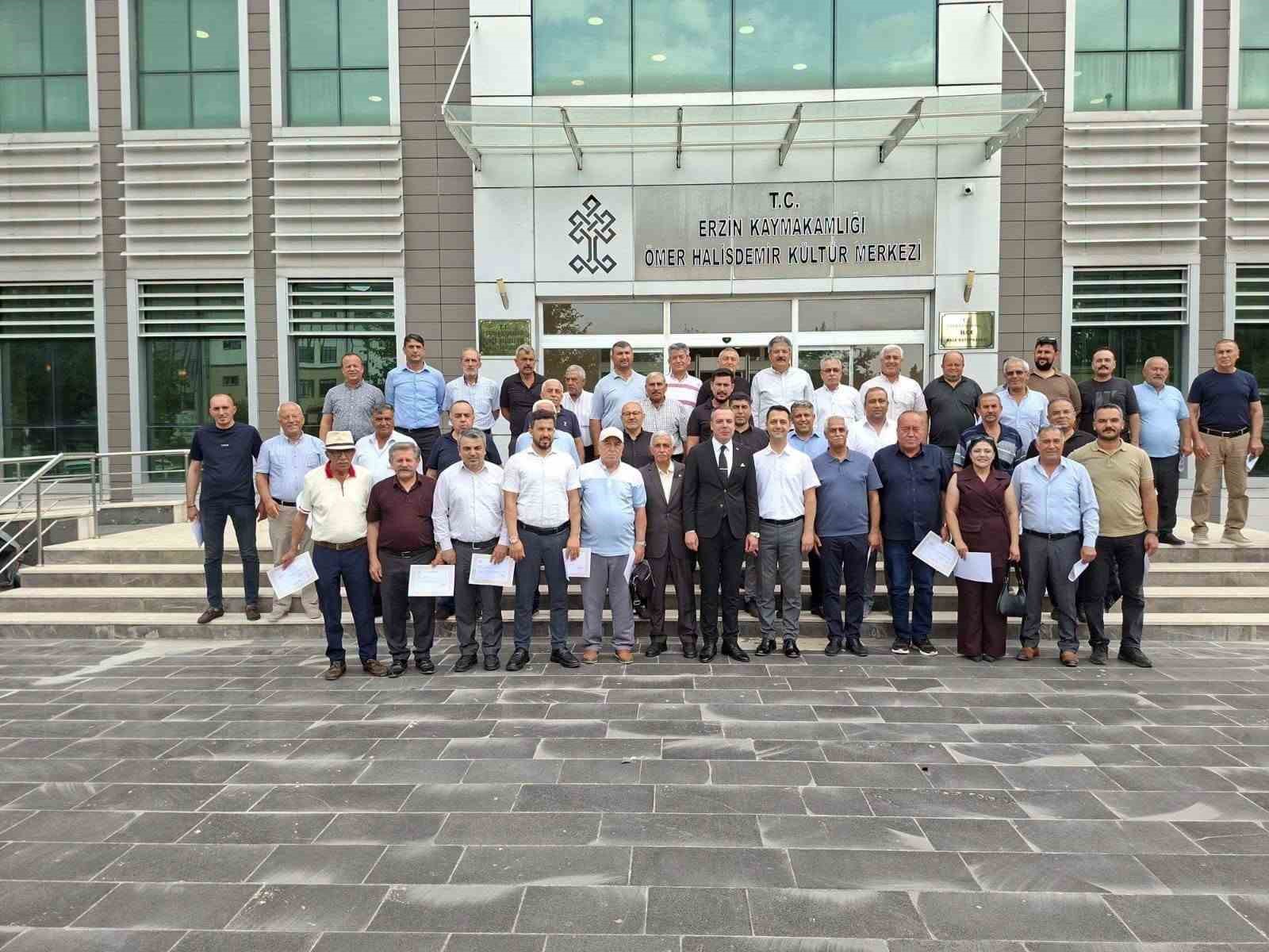 Kaymakam Özaydın, Erzin’e veda etti