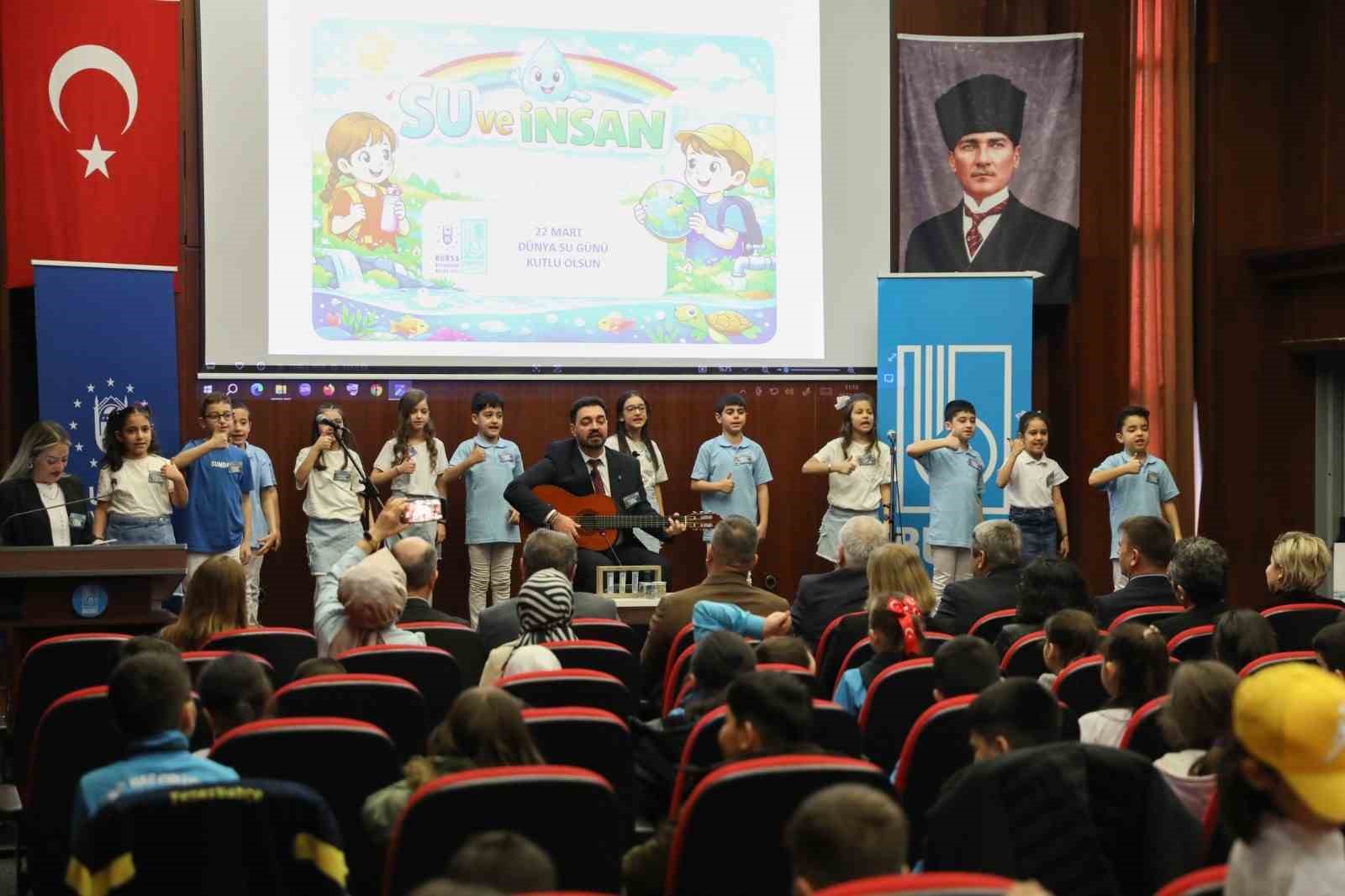 Bursa’da öğrencilere su tasarrufu dersi