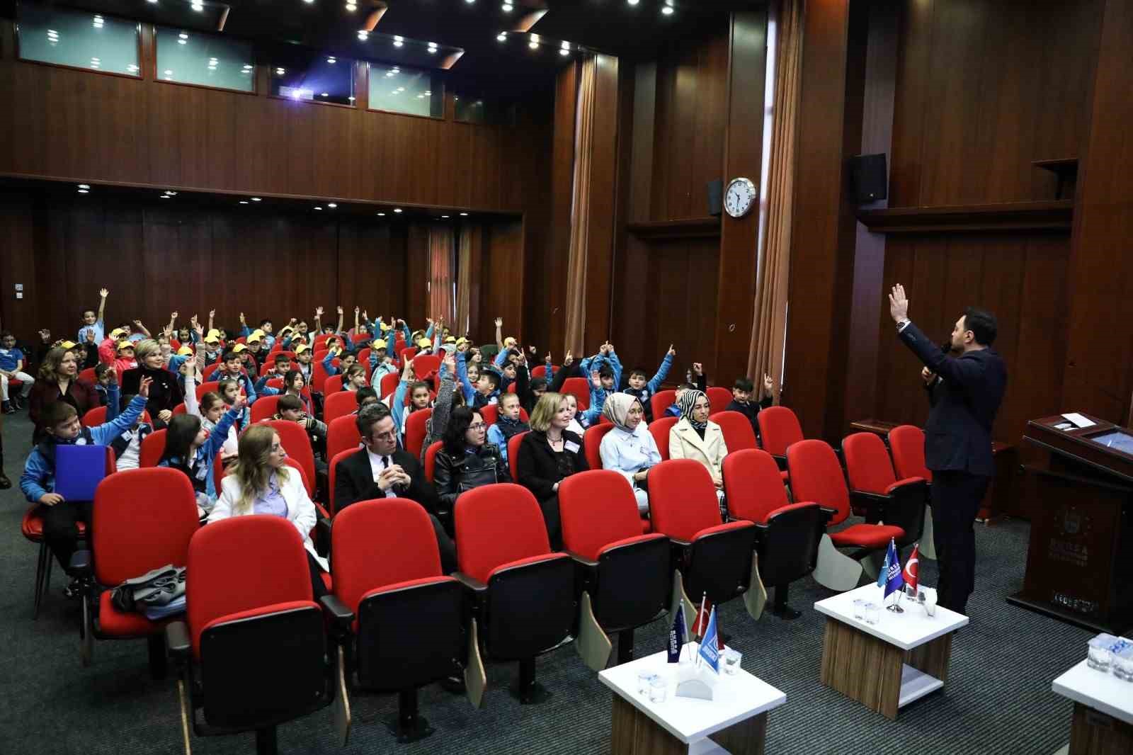 Bursa’da öğrencilere su tasarrufu dersi
