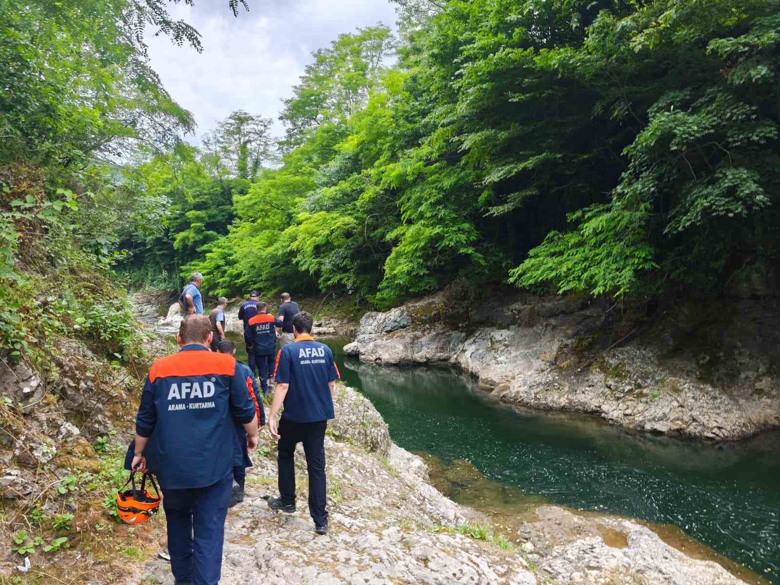 Ordu’da ırmağa düşen şahıs hayatını kaybetti