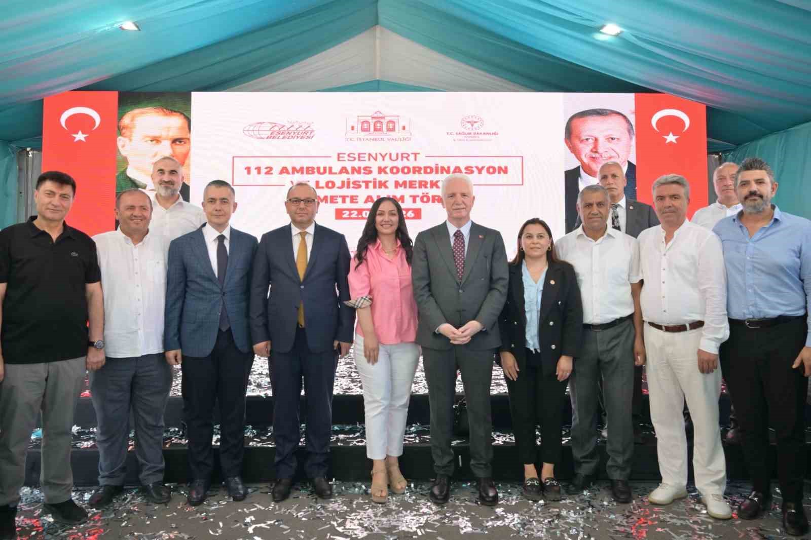 Esenyurt’ta 112 Ambulans Koordinasyon ve Lojistik Merkezi projesi hayata geçti