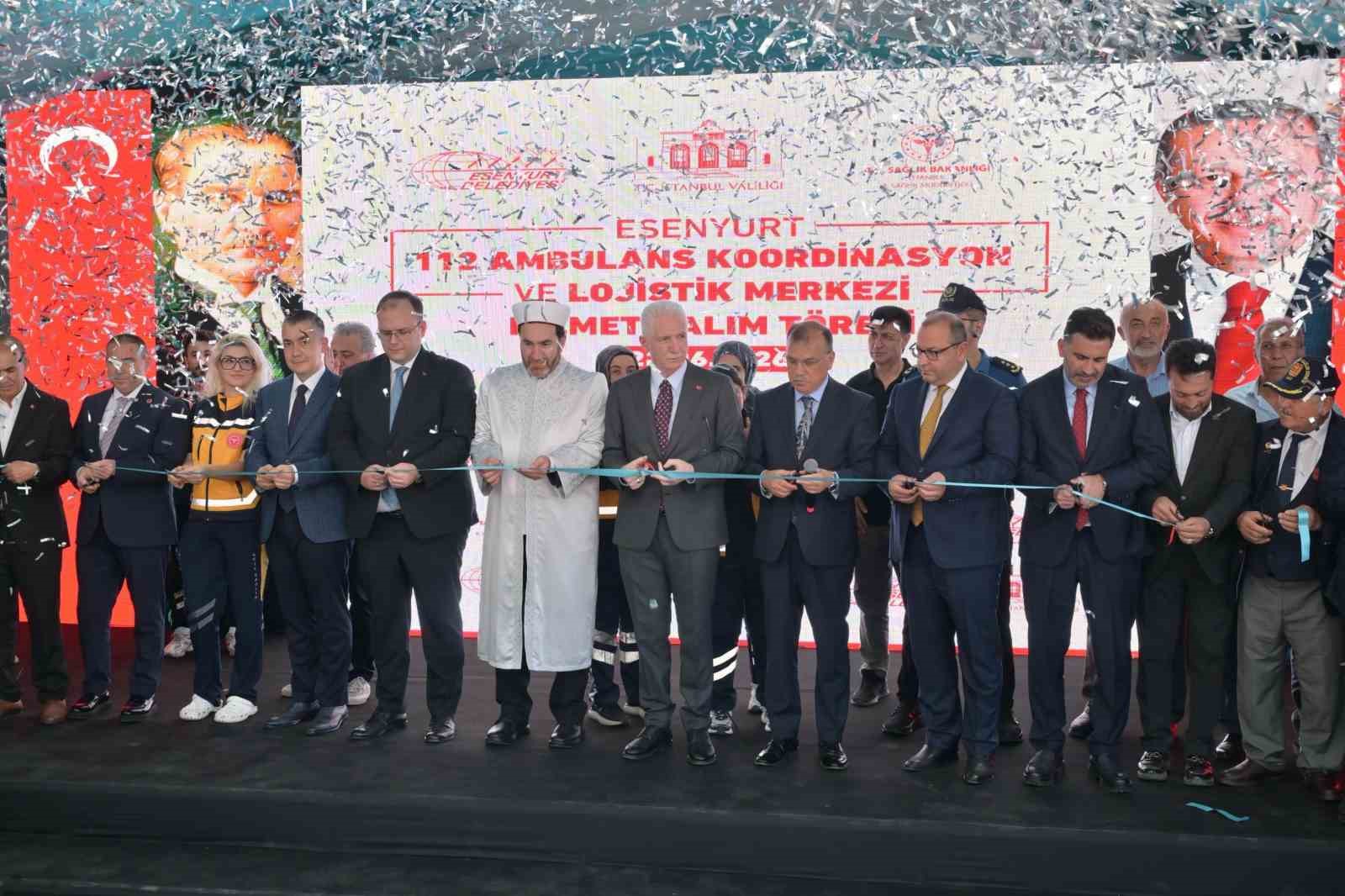 Esenyurt’ta 112 Ambulans Koordinasyon ve Lojistik Merkezi projesi hayata geçti