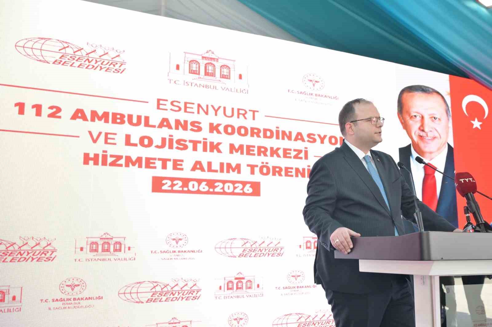 Esenyurt’ta 112 Ambulans Koordinasyon ve Lojistik Merkezi projesi hayata geçti