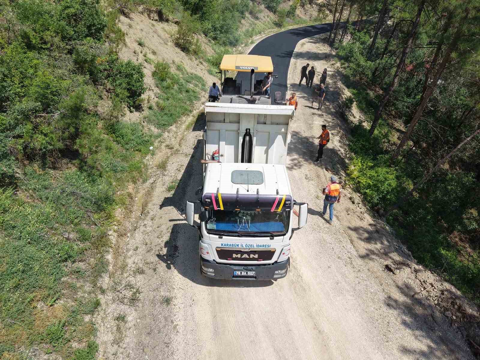 Karabük’te asfalt sezonu başladı