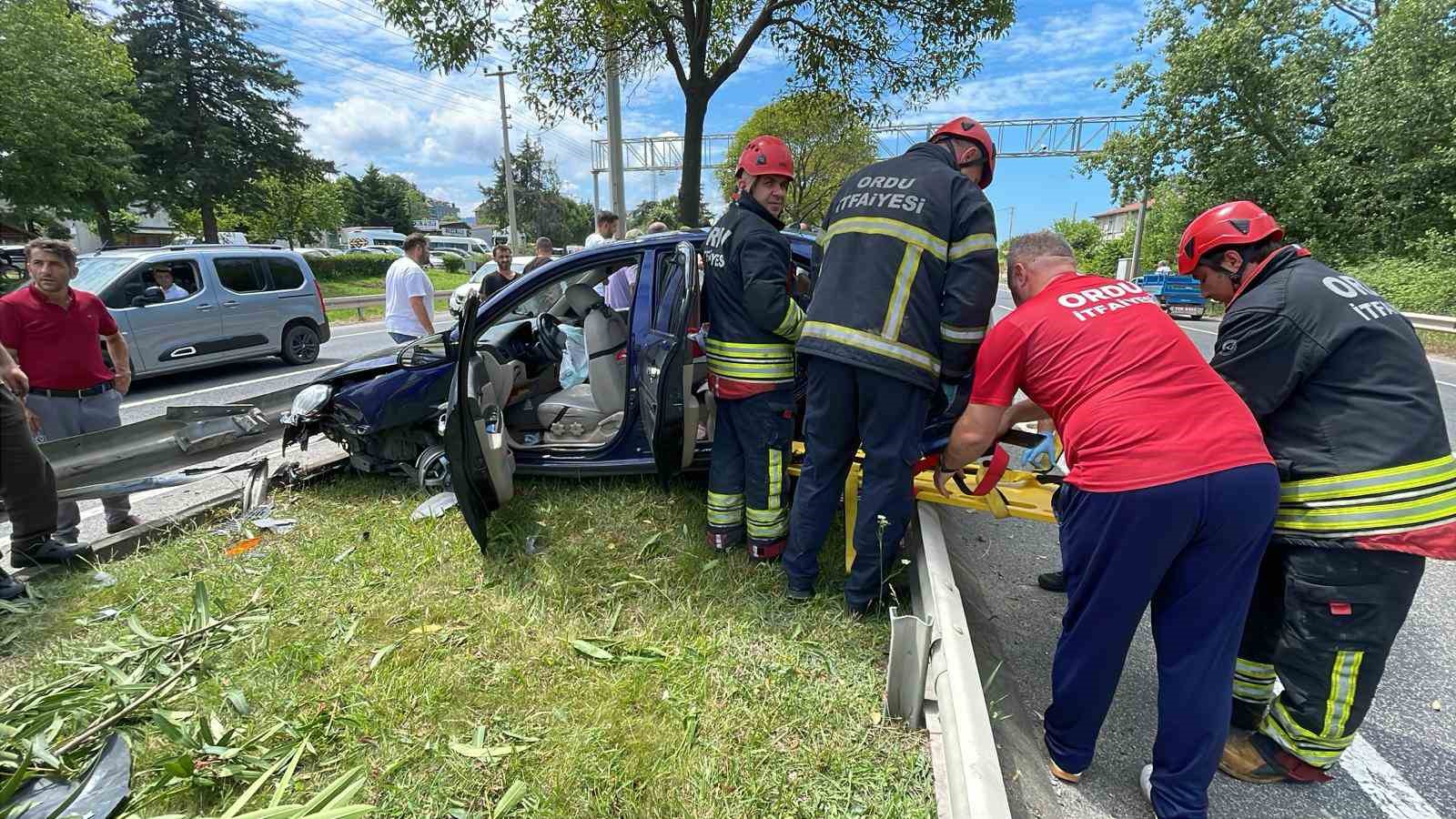 Ordu’da trafik kazaları: 5 yaralı