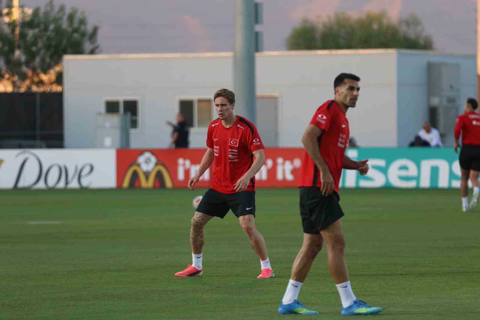 A Milli Futbol Takımı, ABD maçı hazırlıklarına devam etti