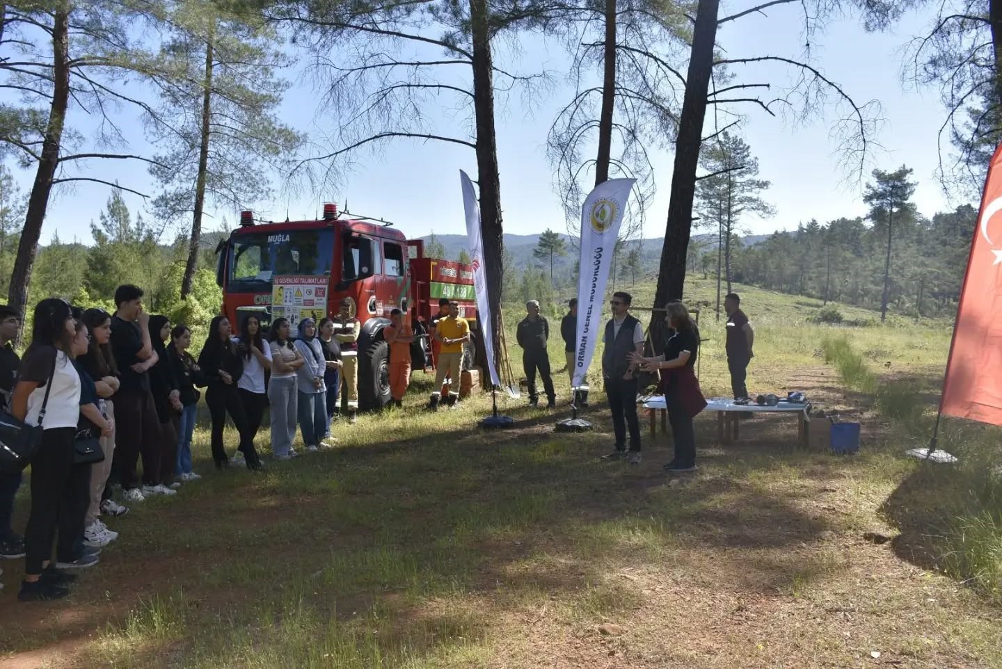 Köyceğiz’de Yüksekokul öğrencileri sahada uygulama yaptı