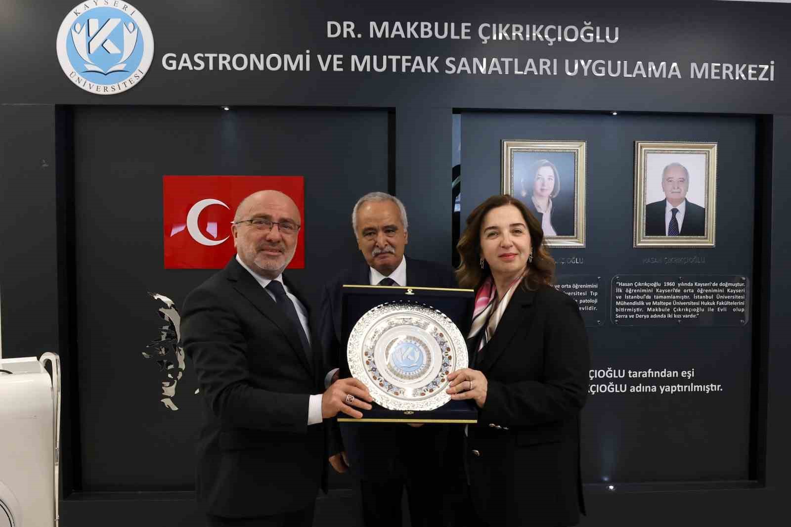 KAYÜ’de Dr. Makbule Çıkrıkçıoğlu Gastronomi ve Mutfak Sanatları Uygulama Merkezi’nin açılışı yapıldı