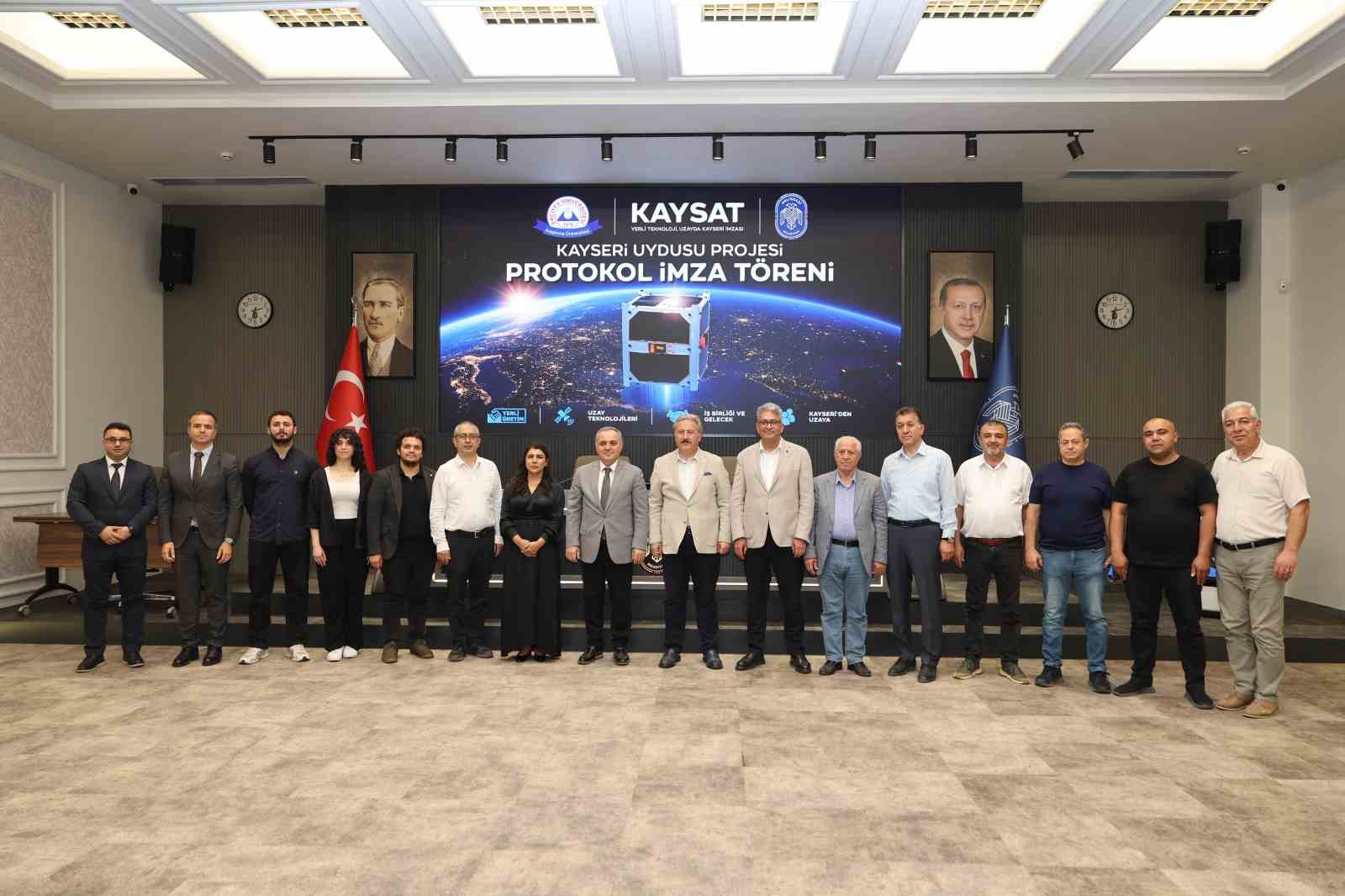 Meteoroloji uydusu KAY-SAT için Melikgazi Belediyesi’nde işbirliği protokolü