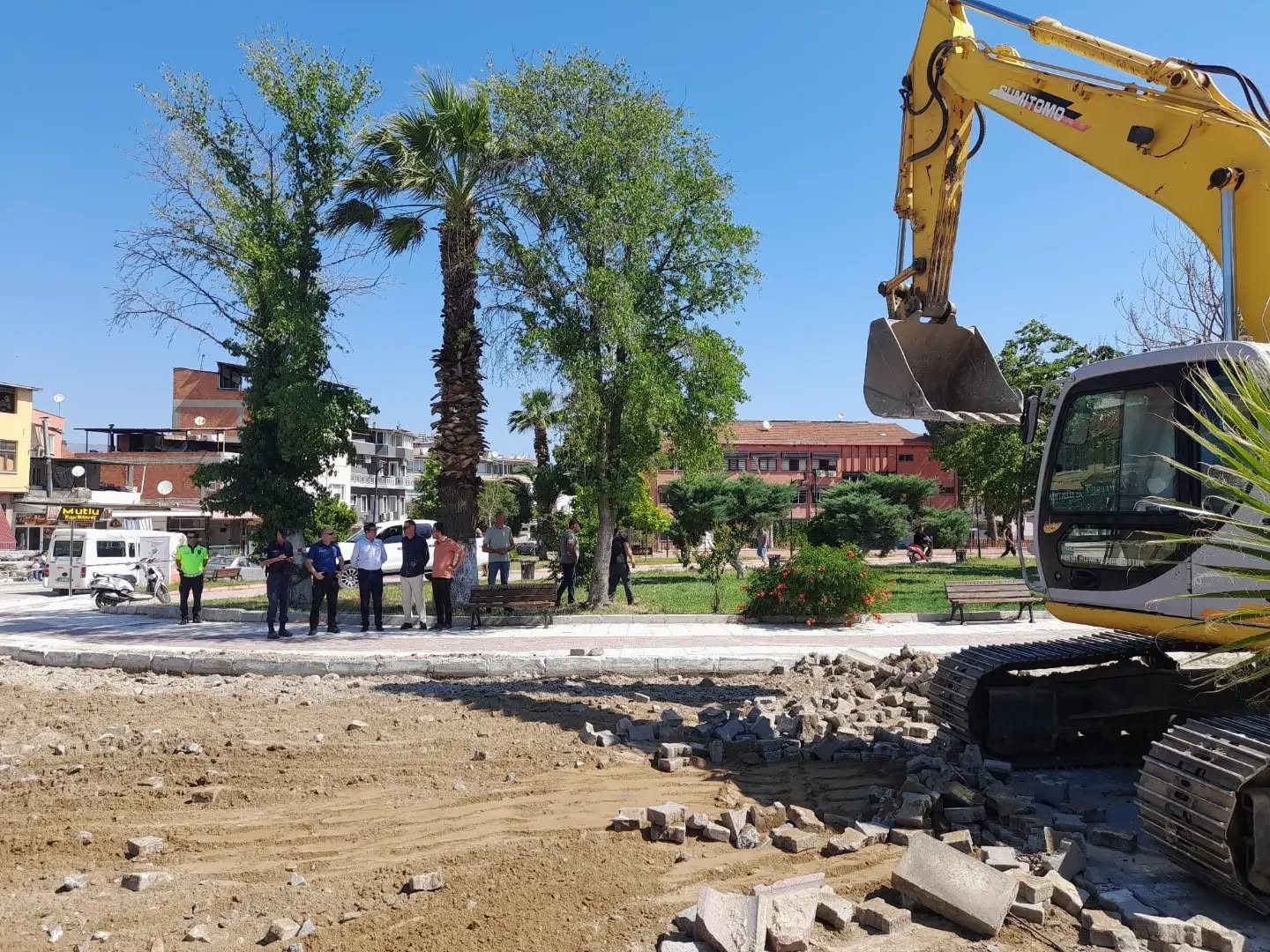 Yenipazar’da asfalt çalışmaları sürüyor