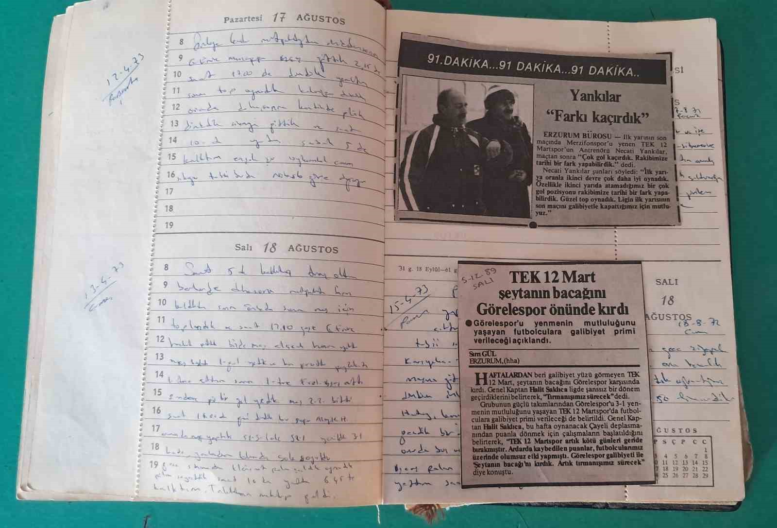 55 yıllık asker hatıra defteri, bir aşkı, ayrılığı ve dönemin izlerini gün yüzüne çıkardı