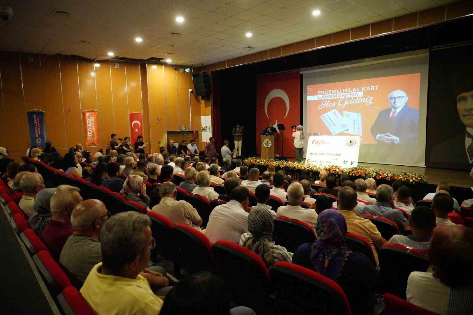 Erdemli Belediyesi Hilal Kart’ı hizmete sundu