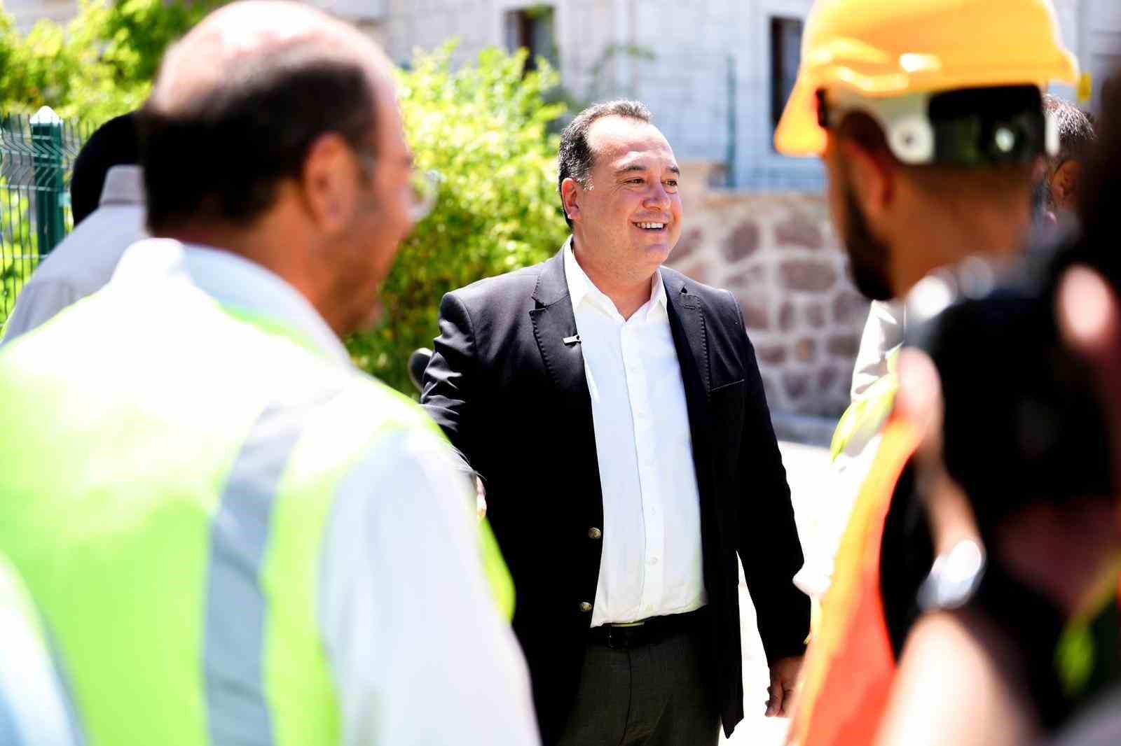Başkan Dutlulu Akgedik TOKİ 2. Etap’ta altyapı çalışmalarını inceledi