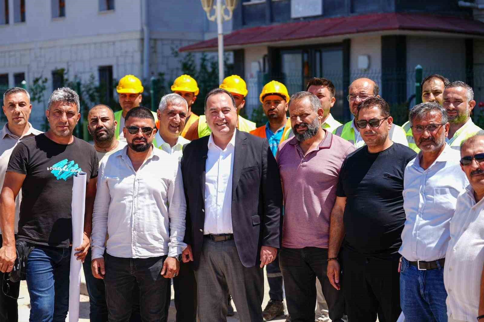 Başkan Dutlulu Akgedik TOKİ 2. Etap’ta altyapı çalışmalarını inceledi