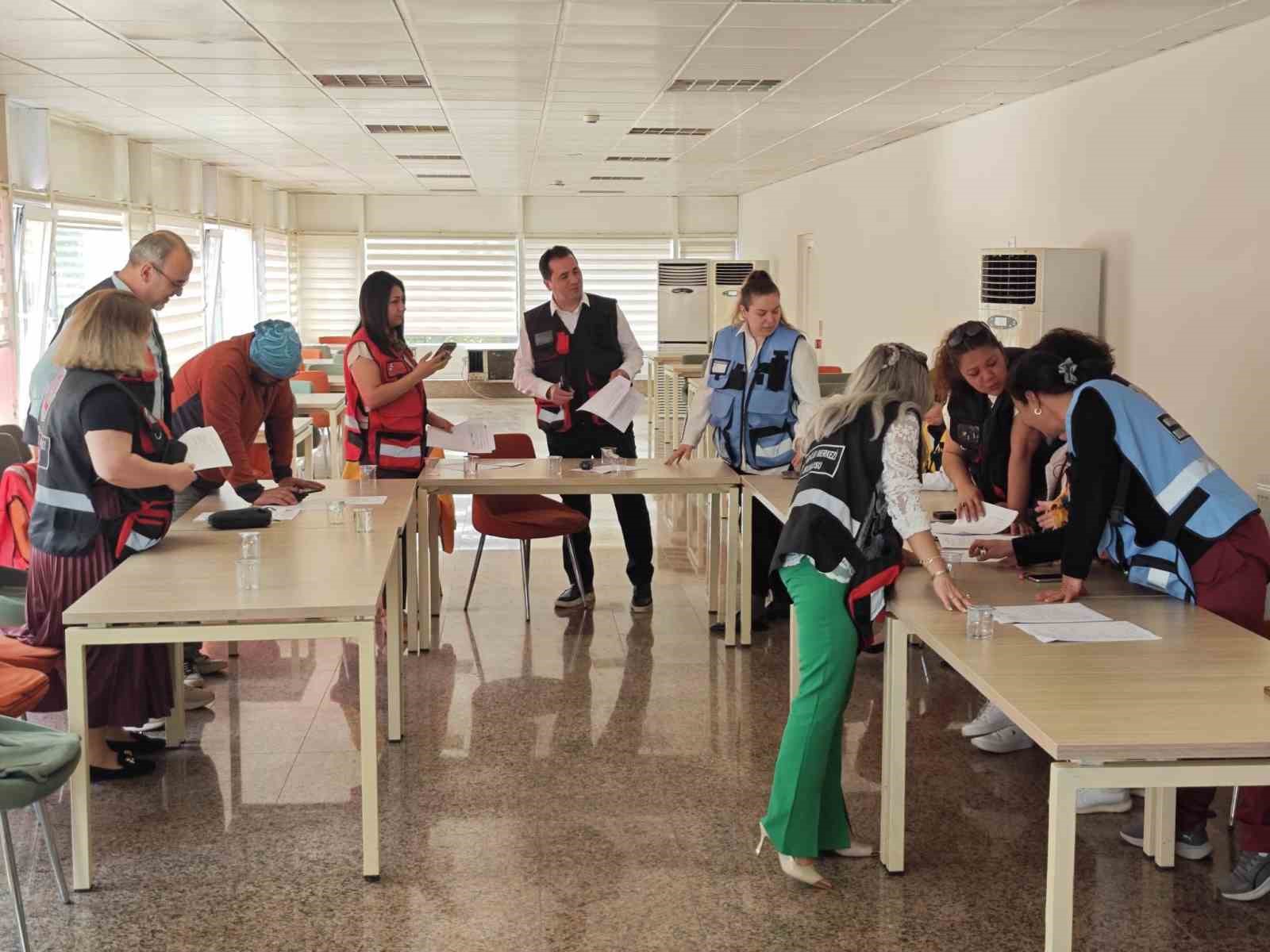 Menteşe Devlet Hastanesi Afet ve Acil durumlara karşı teyakkuzda