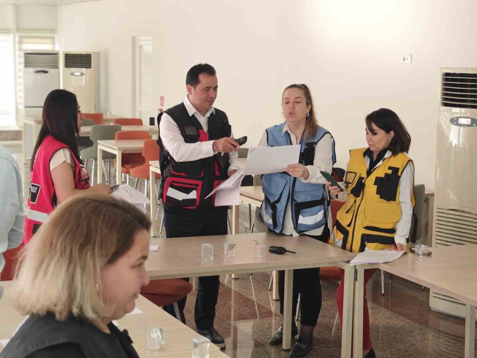 Menteşe Devlet Hastanesi Afet ve Acil durumlara karşı teyakkuzda