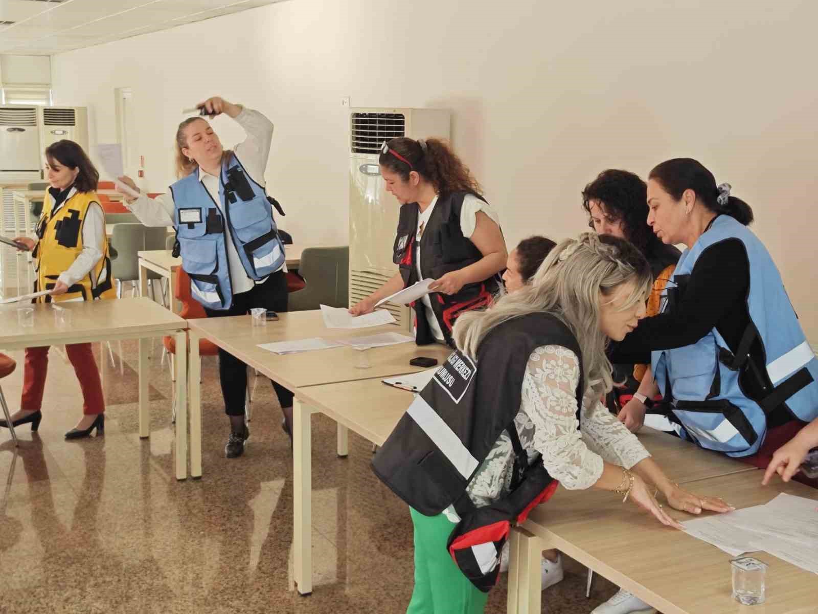 Menteşe Devlet Hastanesi Afet ve Acil durumlara karşı teyakkuzda