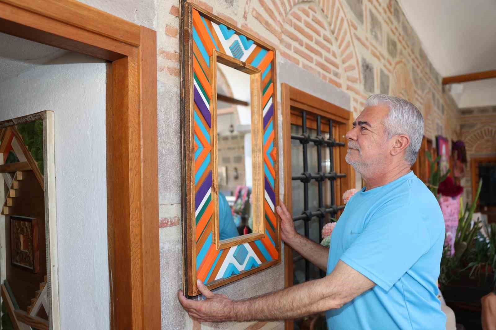 Tarihi Kurşunlu Han’da ahşap sanatı geleceğe taşınıyor