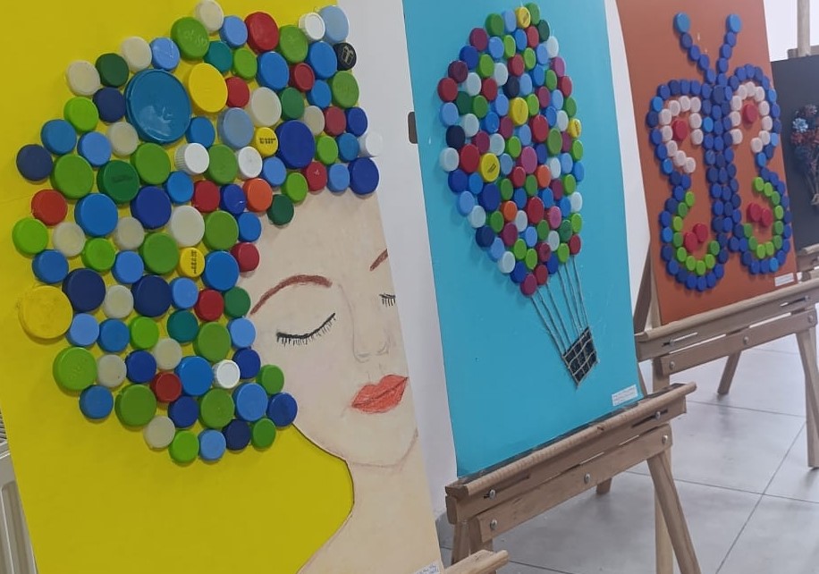 Atıkları sanat eserine dönüştürdüler
