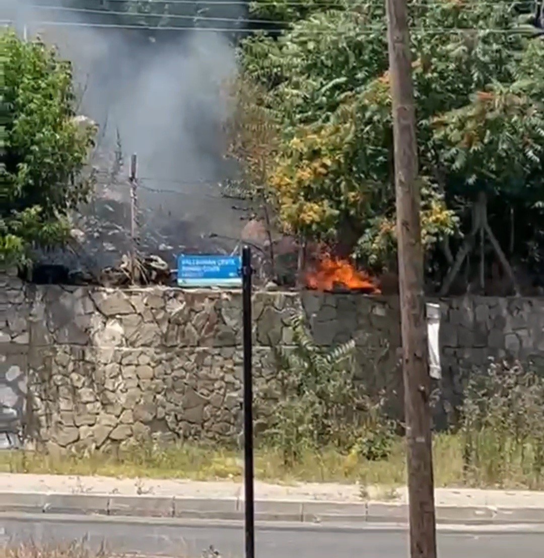 Tekirdağ’da ot yangını paniğe neden oldu